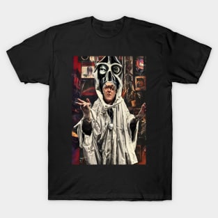 Cyberpunk Aleister Crowley The Great Beast of Thelema painted in a Surrealist and Impressionist style T-Shirt